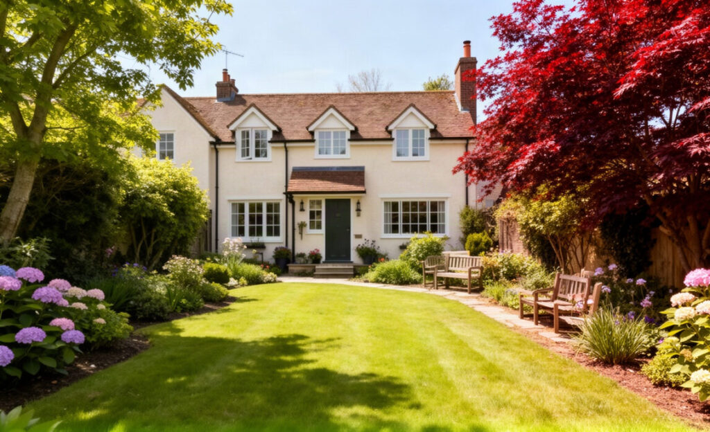 Home That Connects Well with a Garden