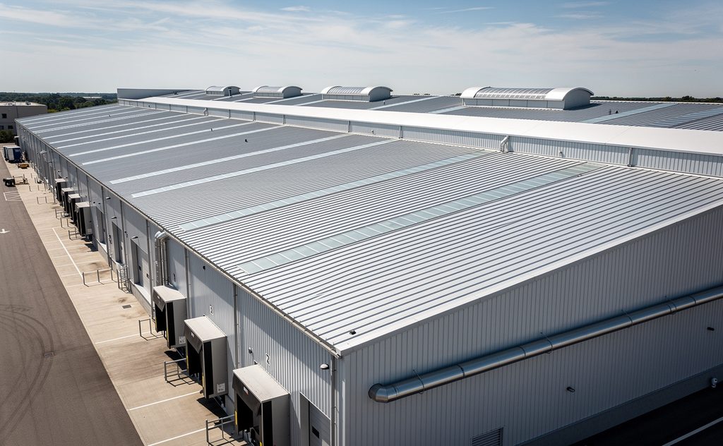 roof on a building