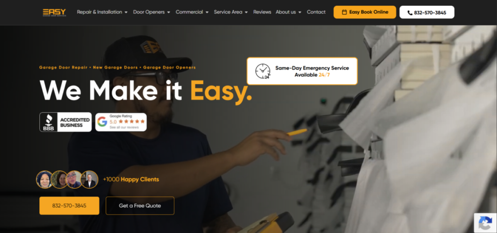 Easy Garage Door Repair Houston