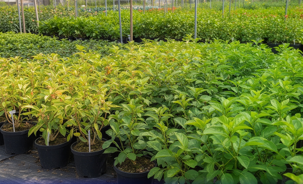 Plants in a nursery