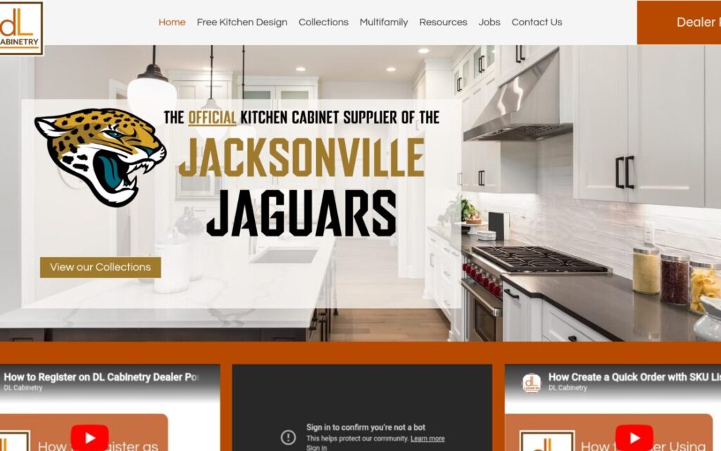 DL Cabinetry website