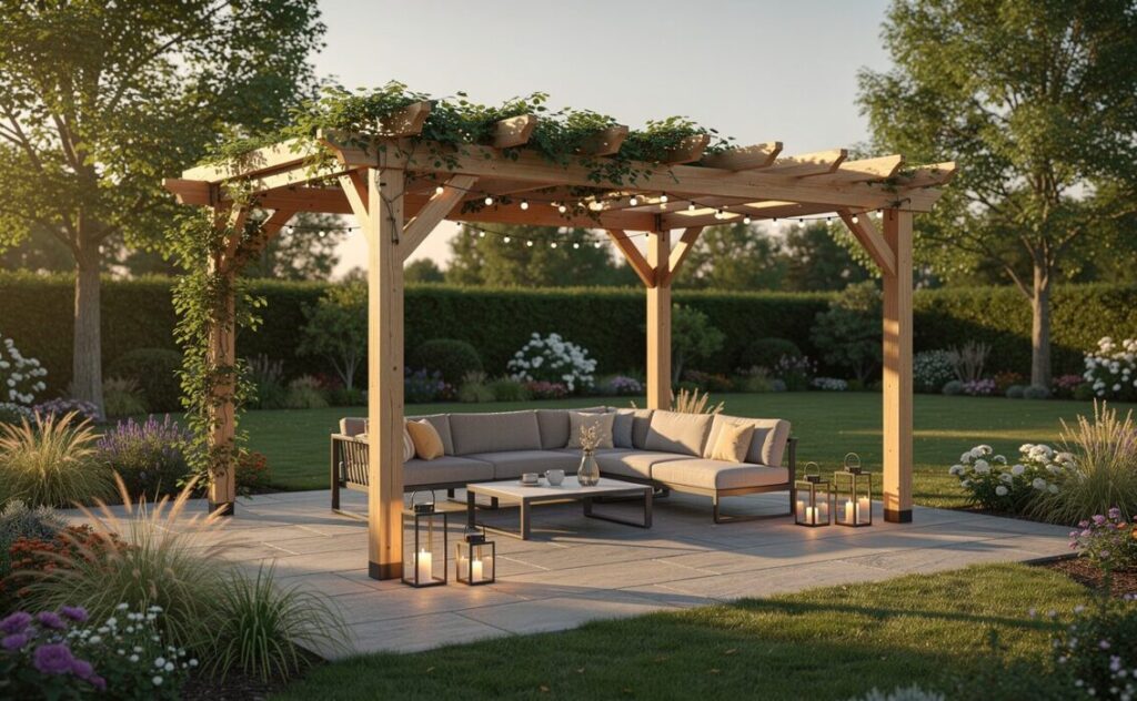 garden entertainment space