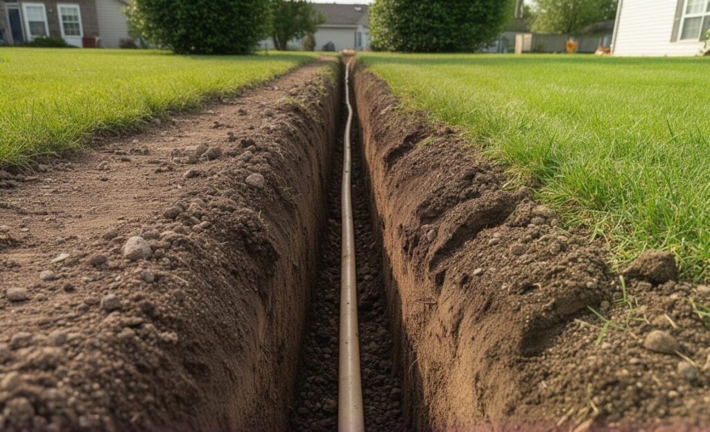 French Drain Installation