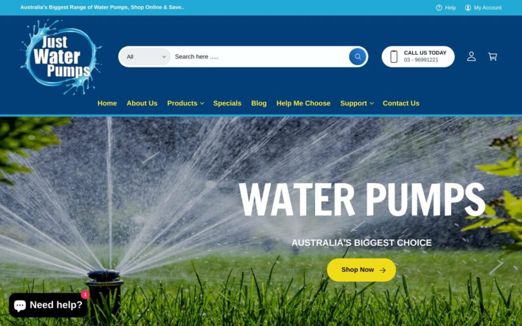 Just Water Pumps