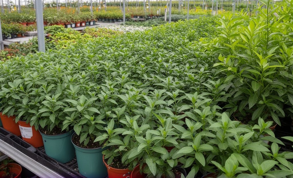 Plants in a nursery